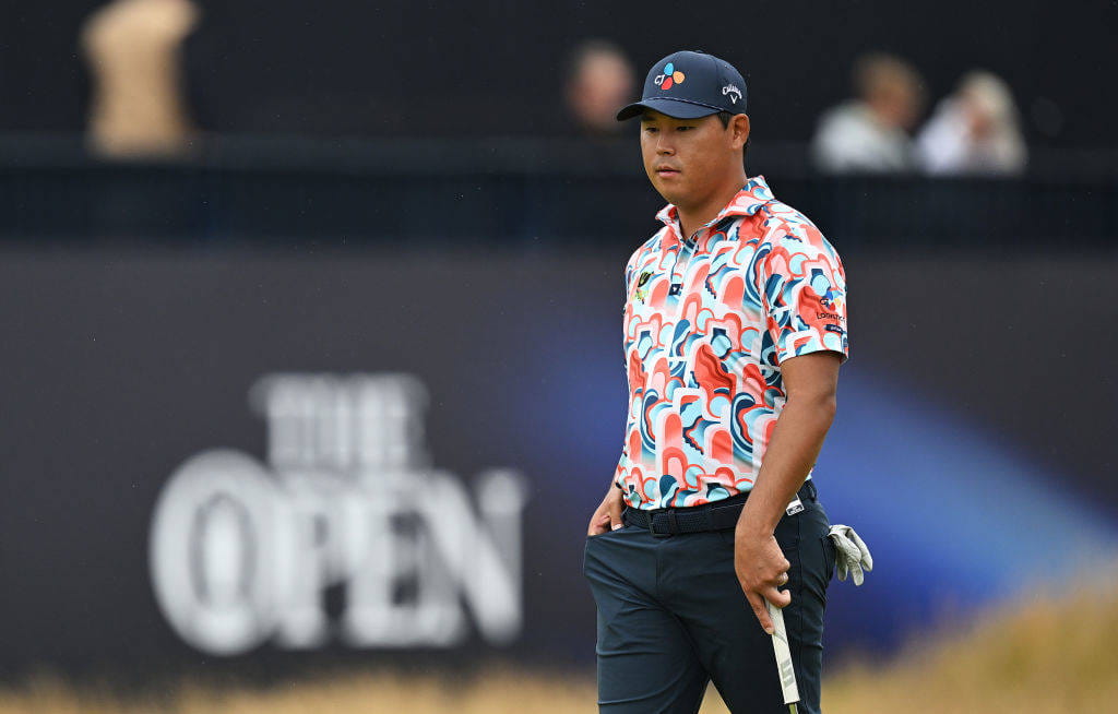 Si Woo Kim made an ace on the 17th.